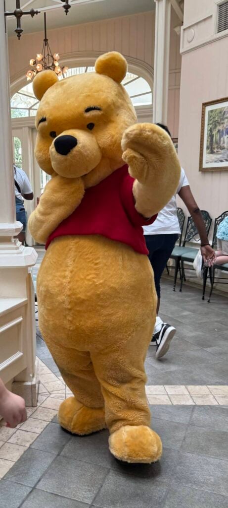 Winnie the Poo at Crystal Palace, Magic Kingdom, Disney World