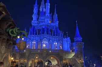 Magic Kingdom castle can be enjoyed on a budget by using points and cashback
