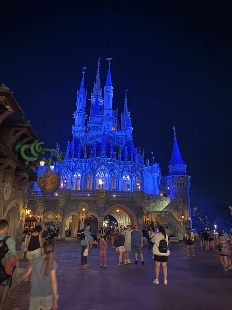 Magic Kingdom castle can be enjoyed on a budget by using points and cashback