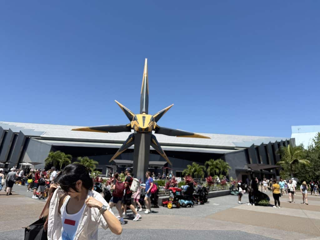 Stay walking distance to Epcot for free at the Marriott Swan, Swan Reserve and Dolphin Hotels and enjoy the fan favorite Guardians of the Galaxy ride
