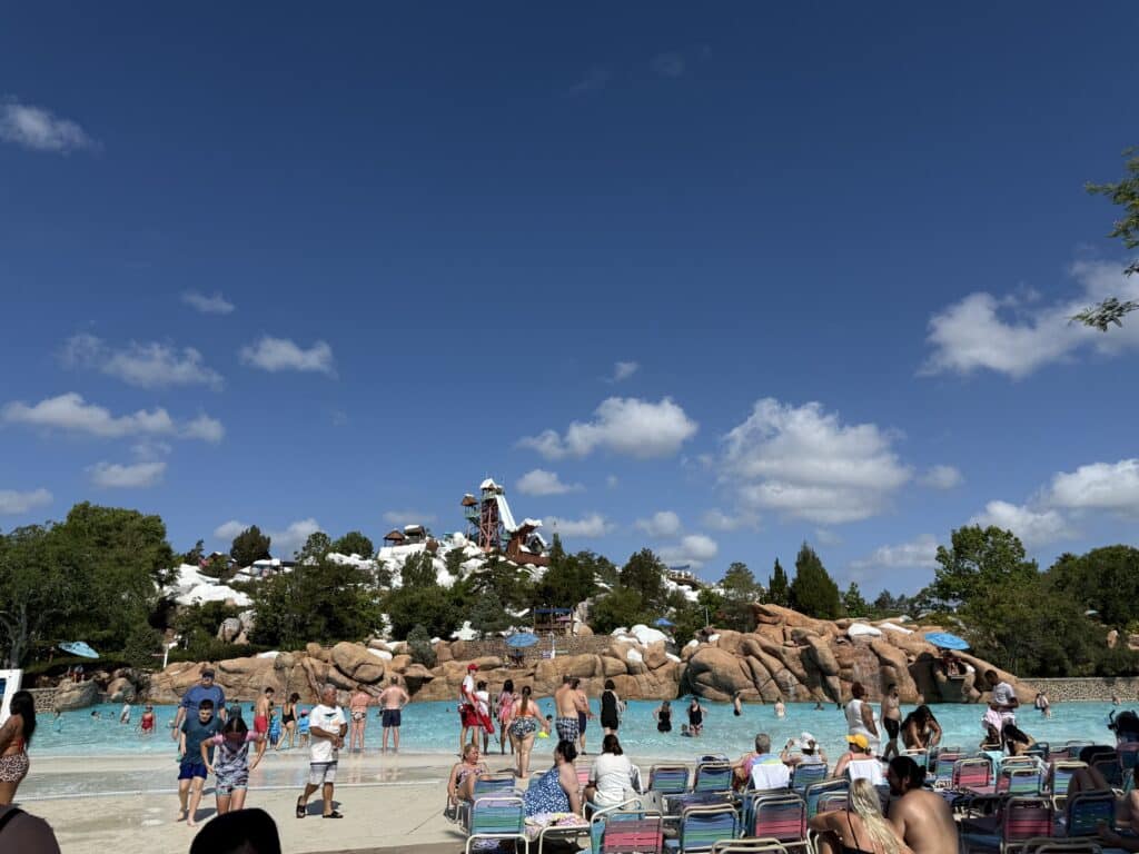 Blizzard Beach wave pool at Disney World