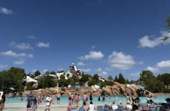 Blizzard Beach wave pool at Disney World