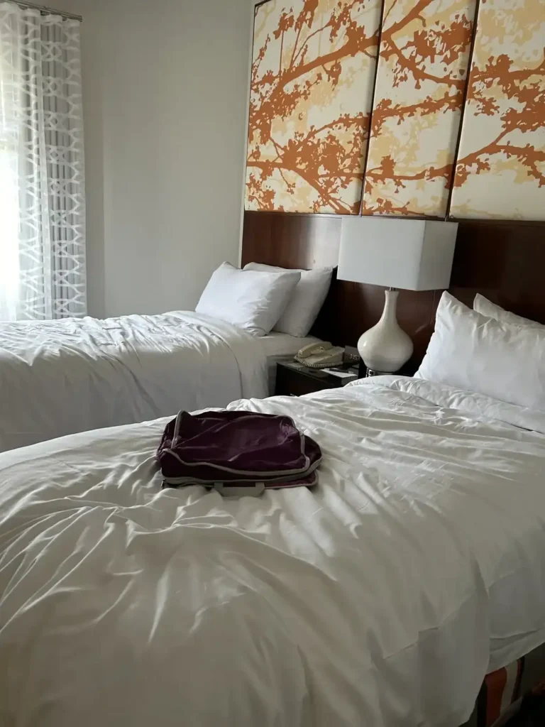 double bedroom at Marriott Imperial Palms Villa, you can book this villa for free using Marriott Bonvoy points