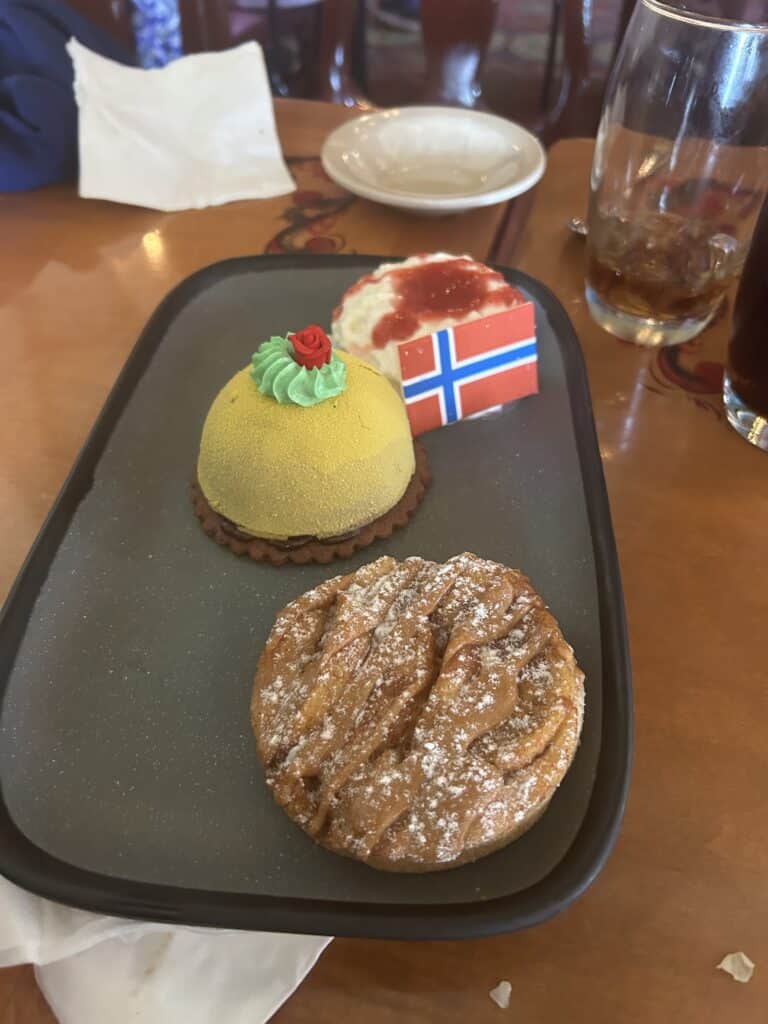 Dessert at Akershus Royal Banquet Hall
