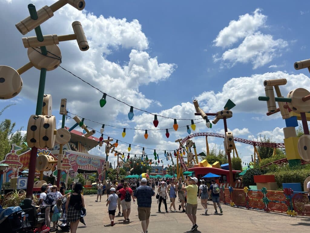 Walk through the wonderful Toy Story Land at Hollywood Studios using discount Disney tickets